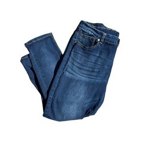 KAREN T Dark Wash Straight Leg Jeans Size 20